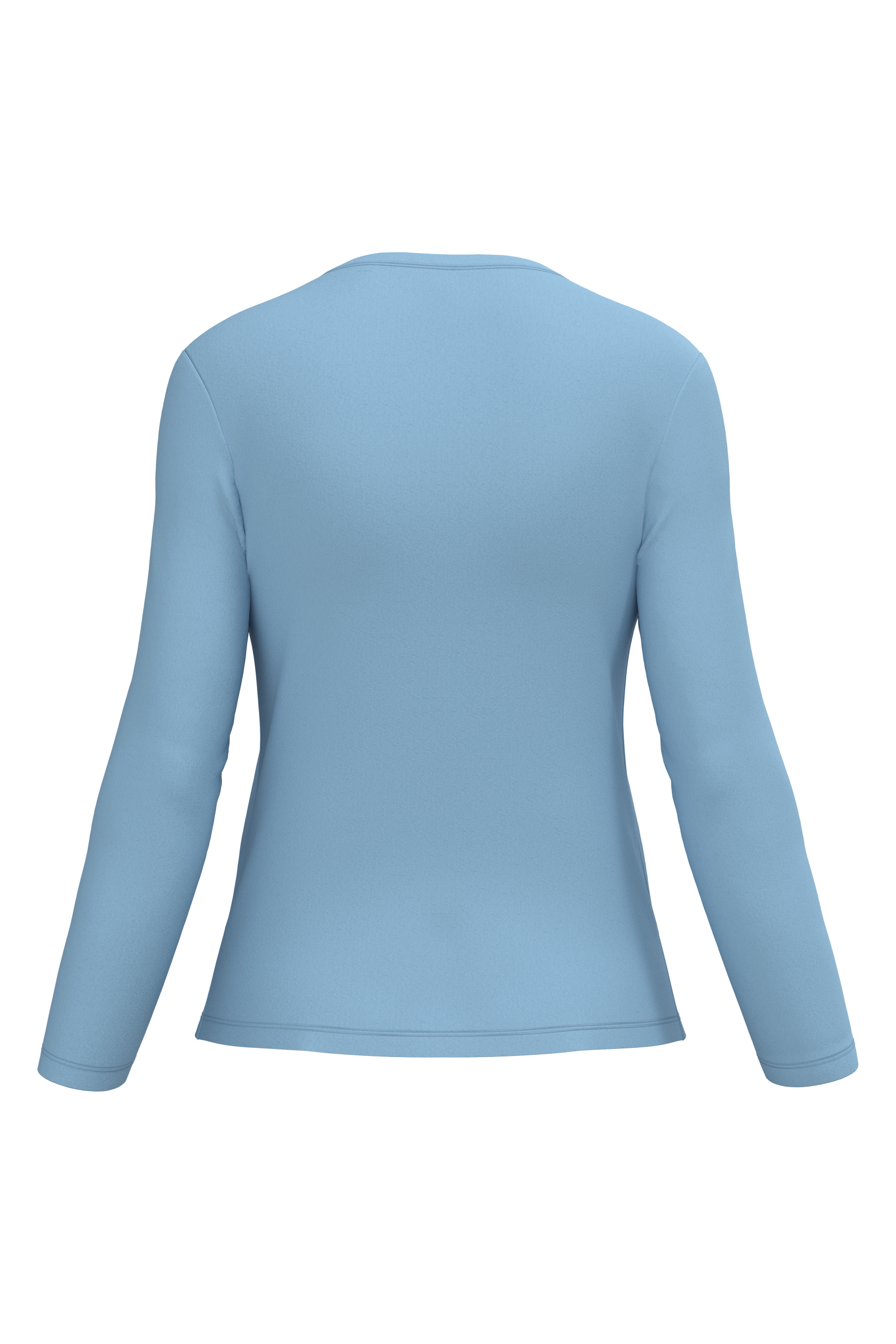 T-shirt col rond manches longues femme – Image 3165