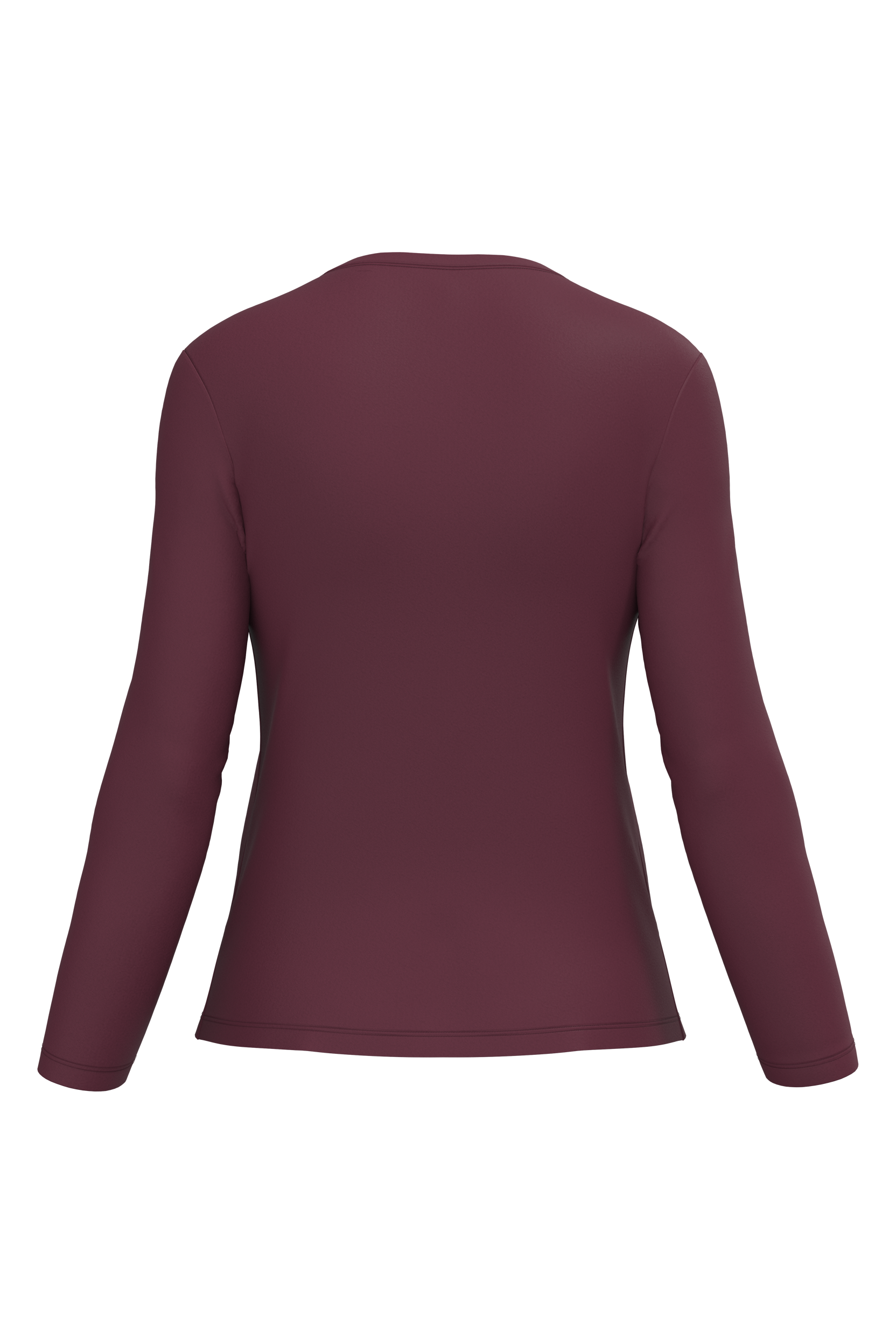 T-shirt col rond manches longues femme – Image 3201