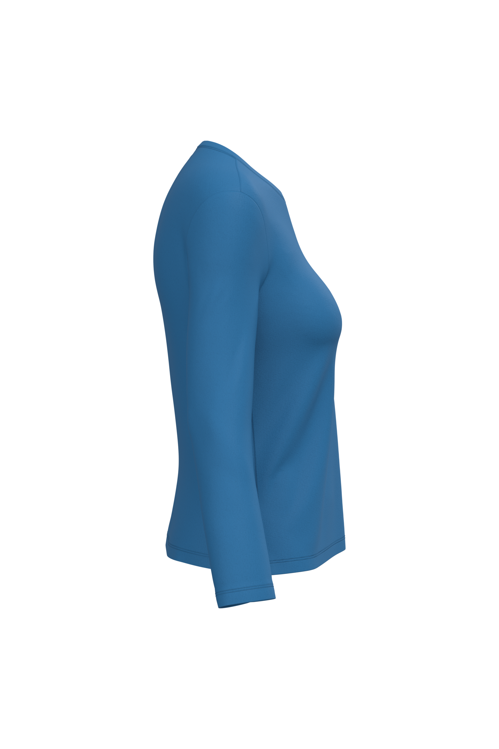 T-shirt col rond manches longues femme – Image 3058