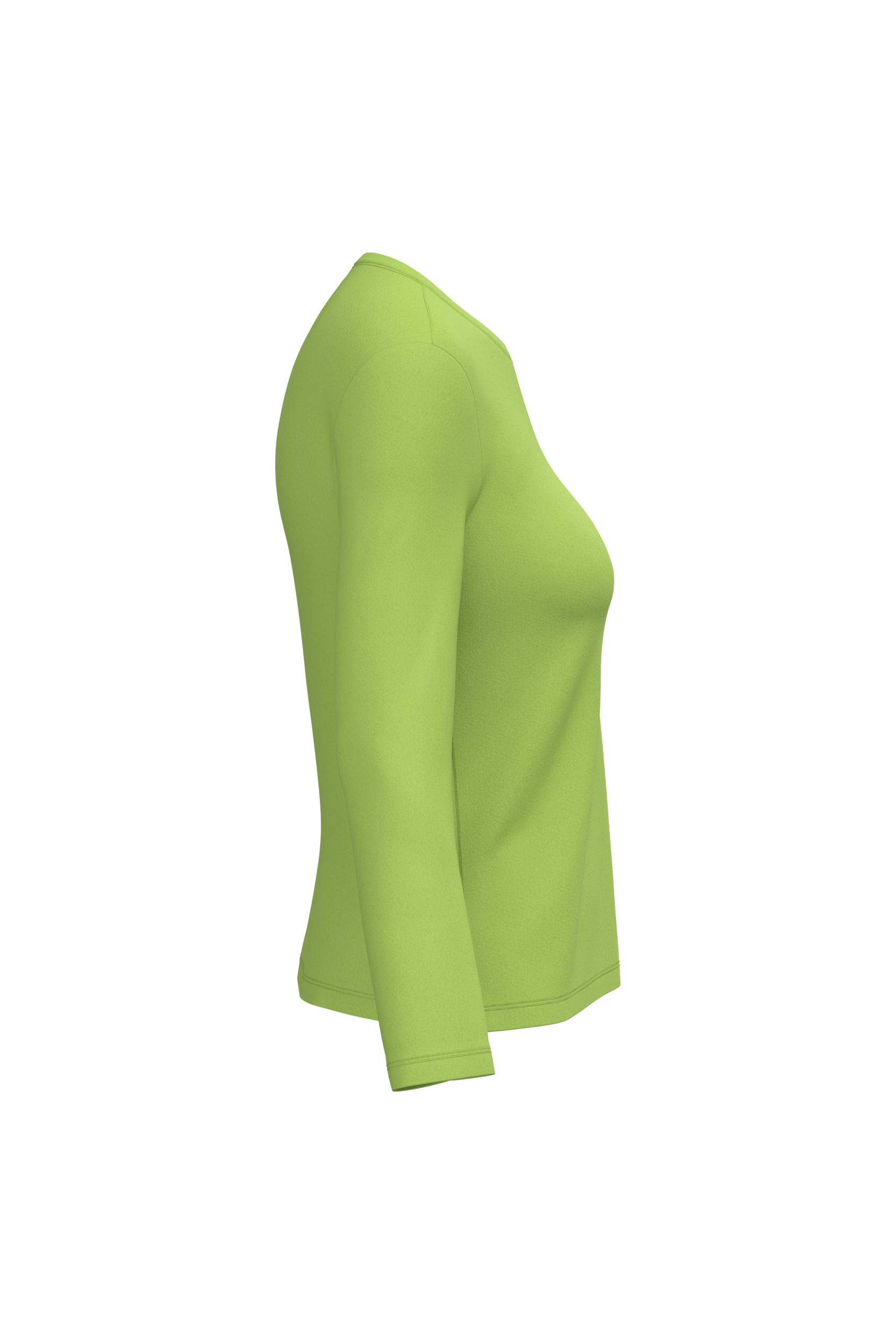 T-shirt col rond manches longues femme – Image 3082