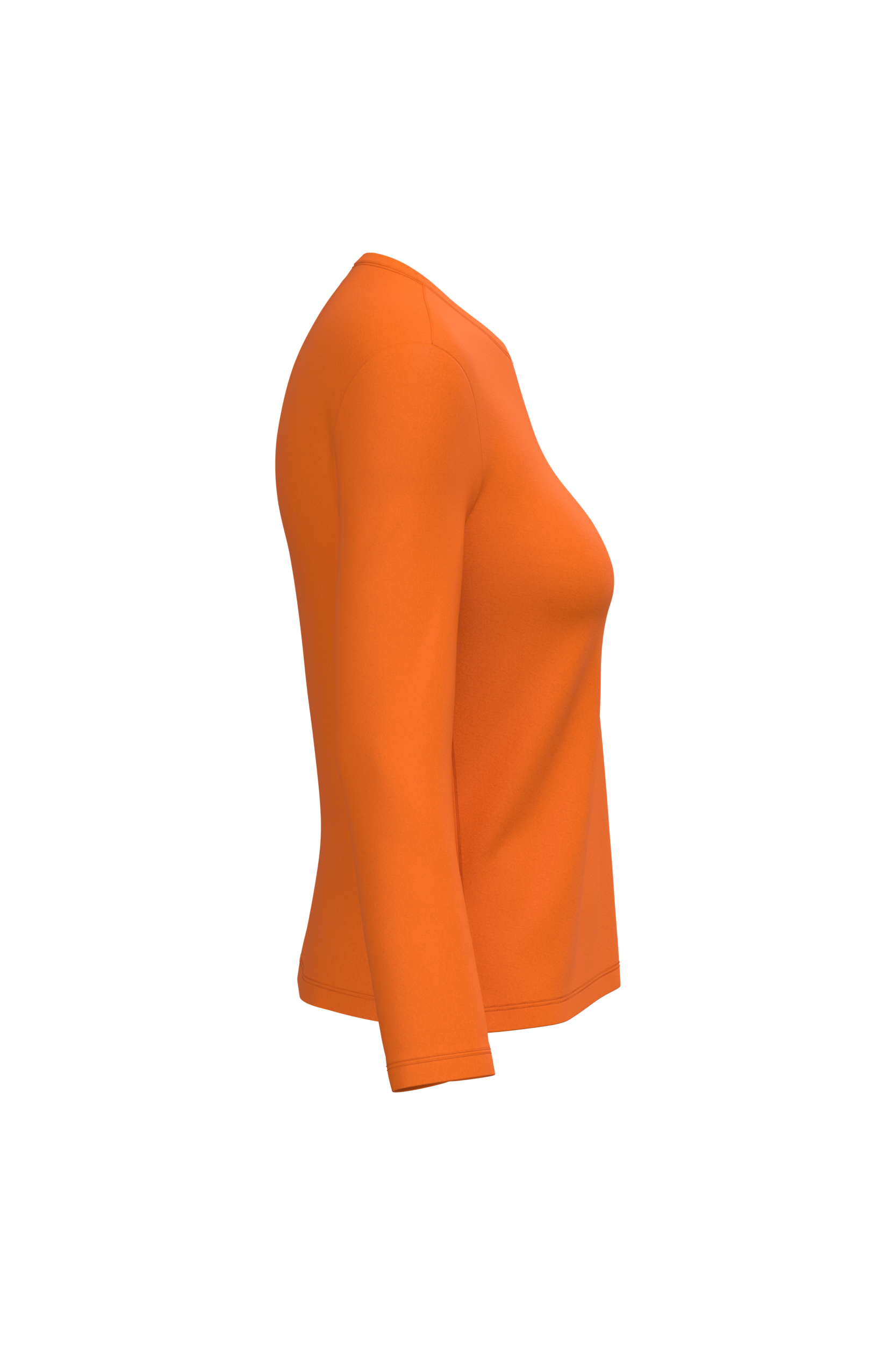 T-shirt col rond manches longues femme – Image 3106