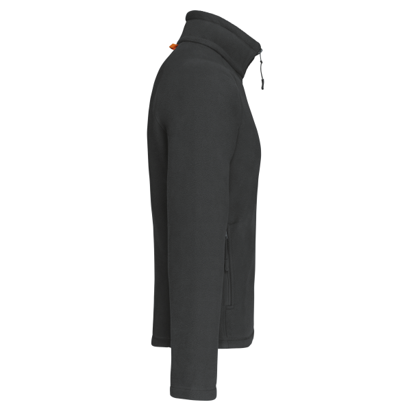 Veste micropolaire zippée manches raglan homme – Image 6500