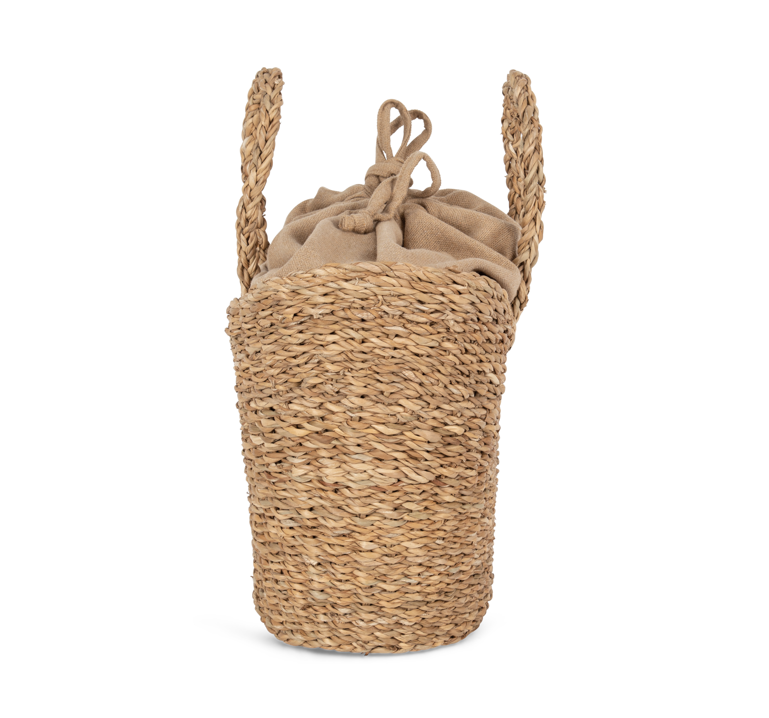 Sac panier demi-lune en jonc de mer – Image 16