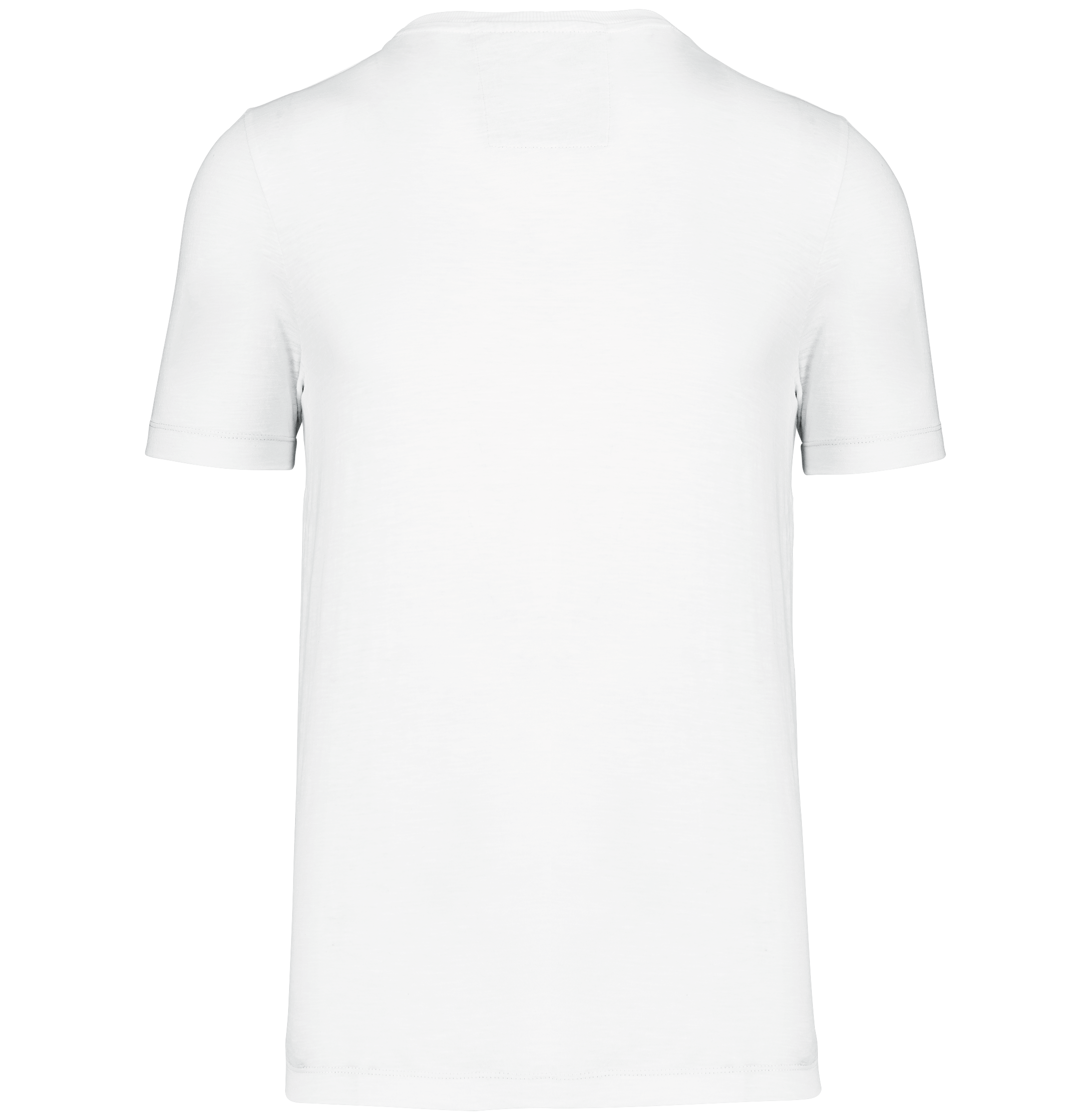 T-shirt slub écoresponsable col rond manches courtes homme - 160 g – Image 401