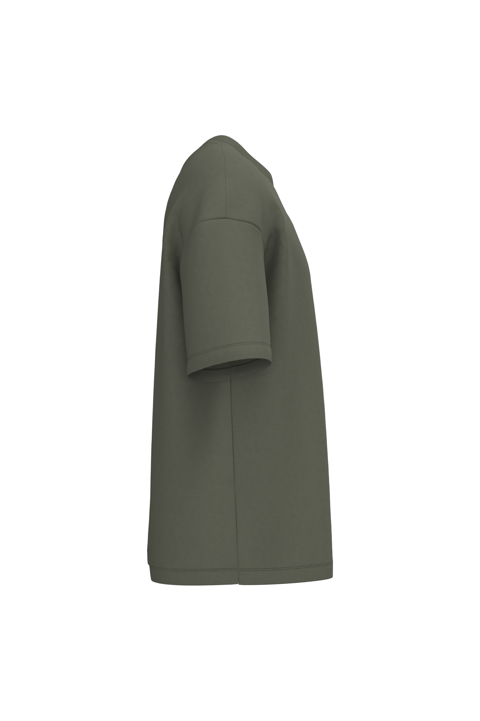 T-shirt écoresponsable oversize French Terry unisexe – Image 484