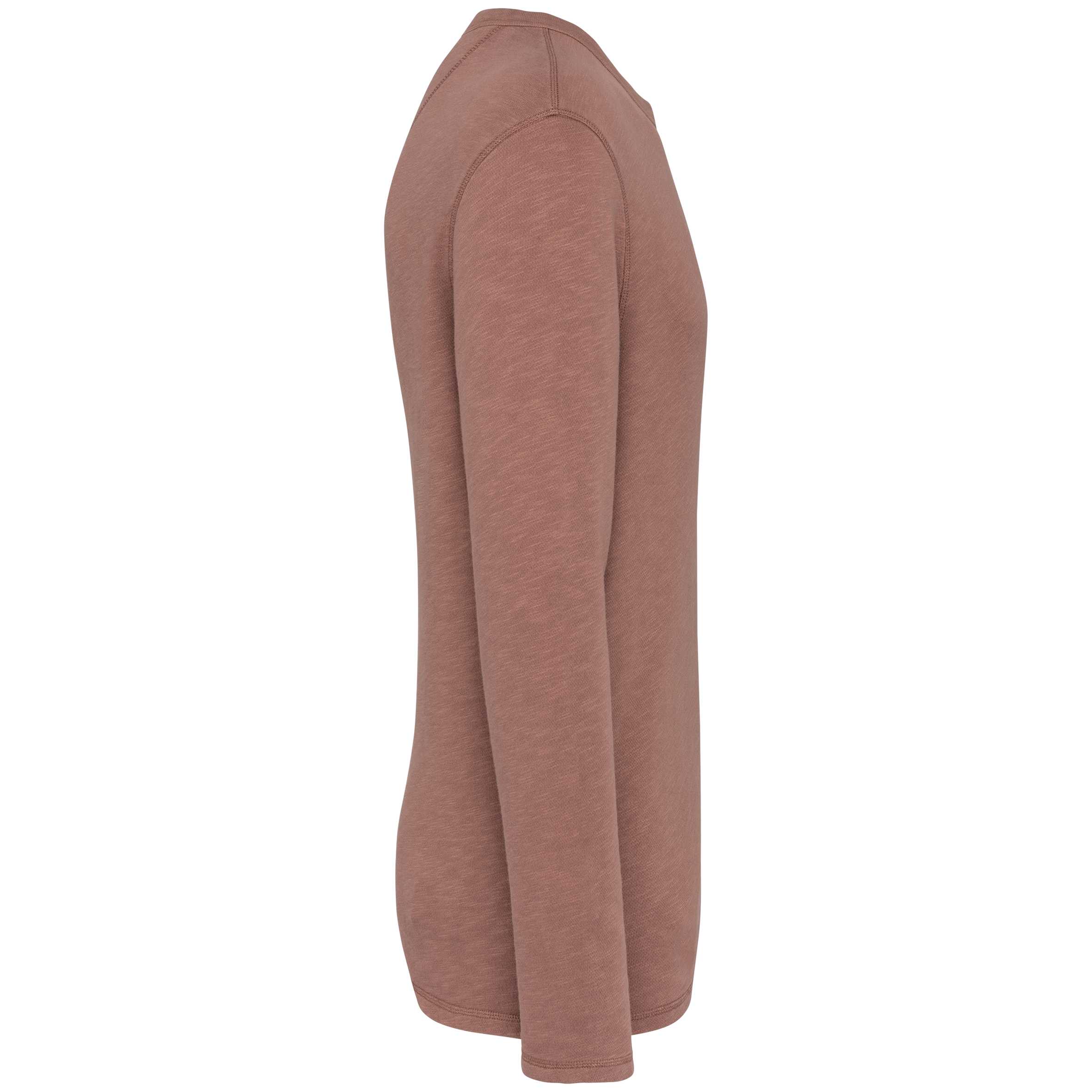 Sweat-shirt écoresponsable à col rond délavé French Terry unisexe – Image 685