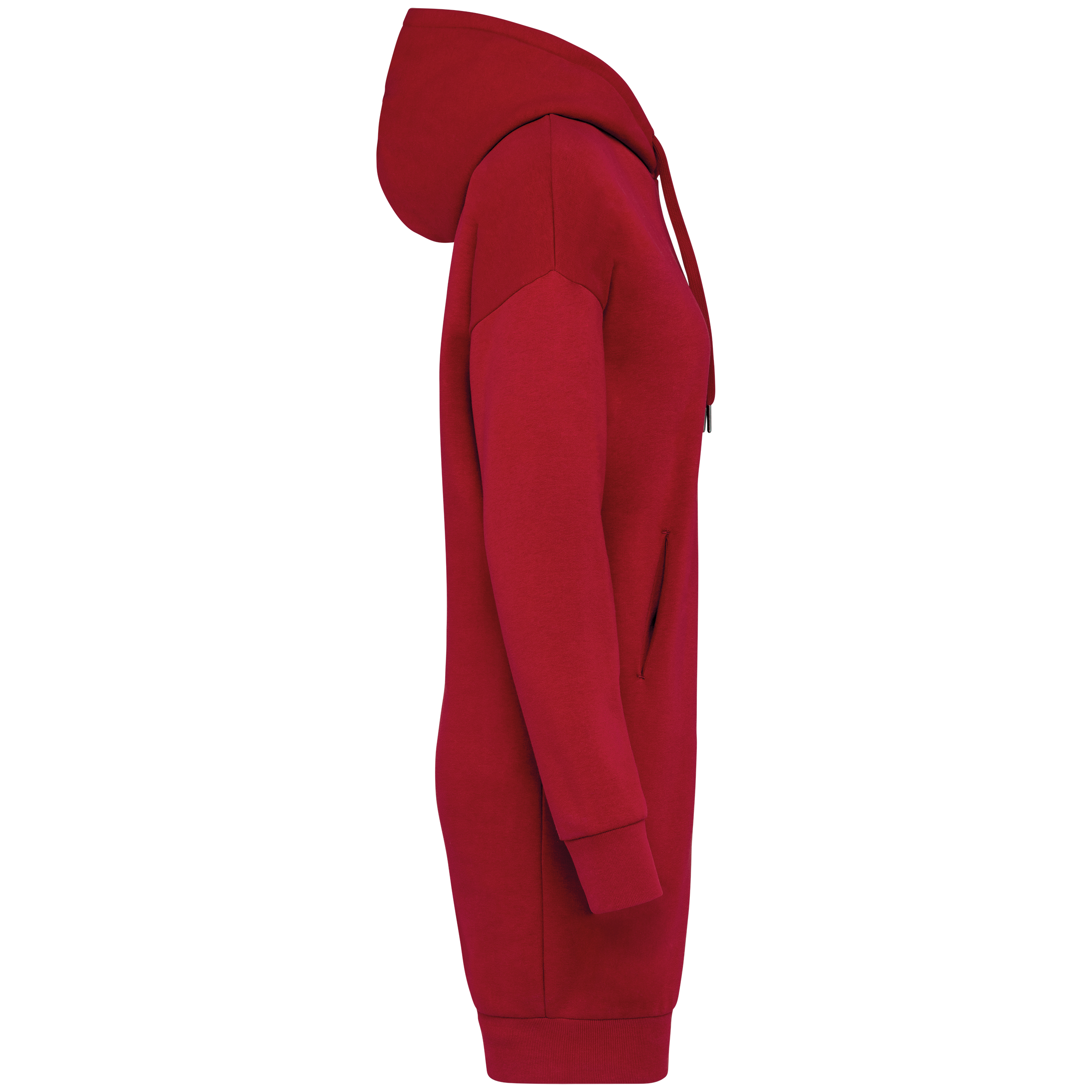 Robe sweat-shirt écoresponsable à capuche femme – Image 256