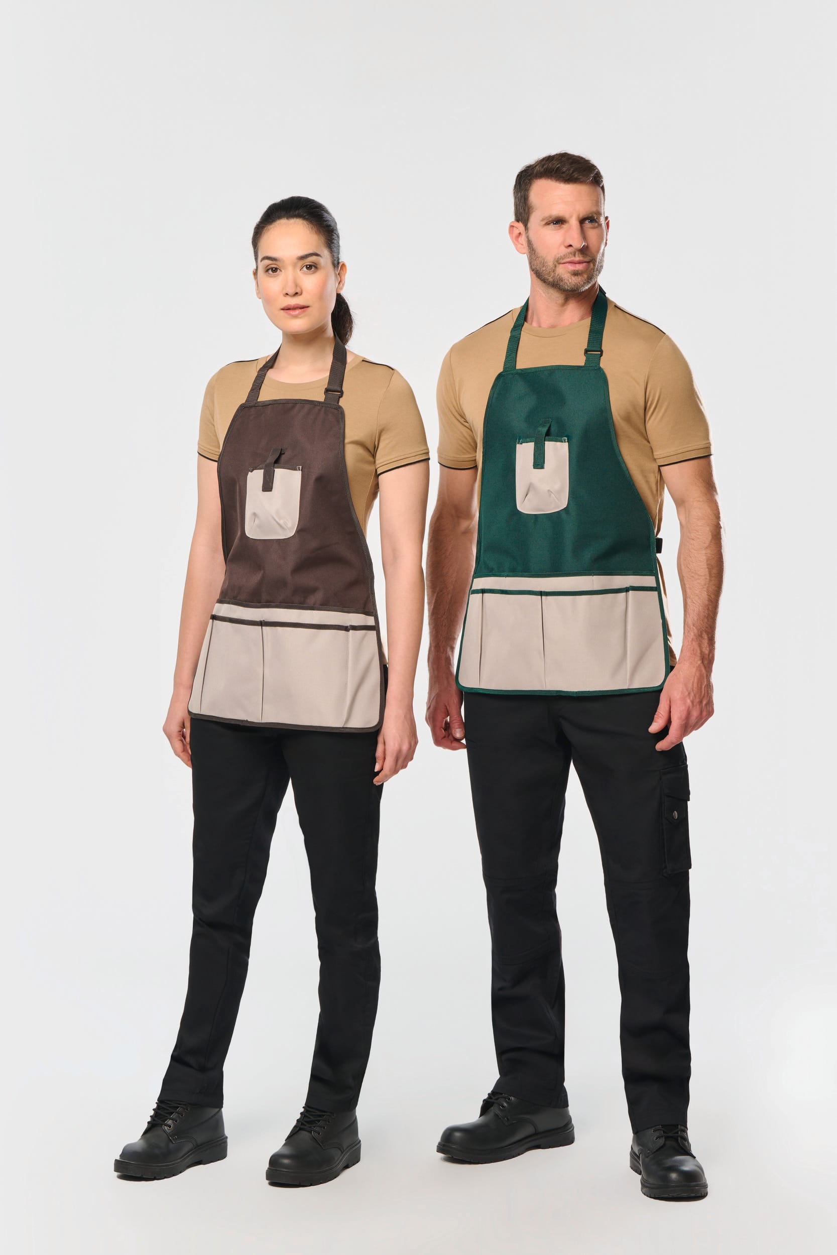 Tablier de jardinier imperméable écoresponsable unisexe