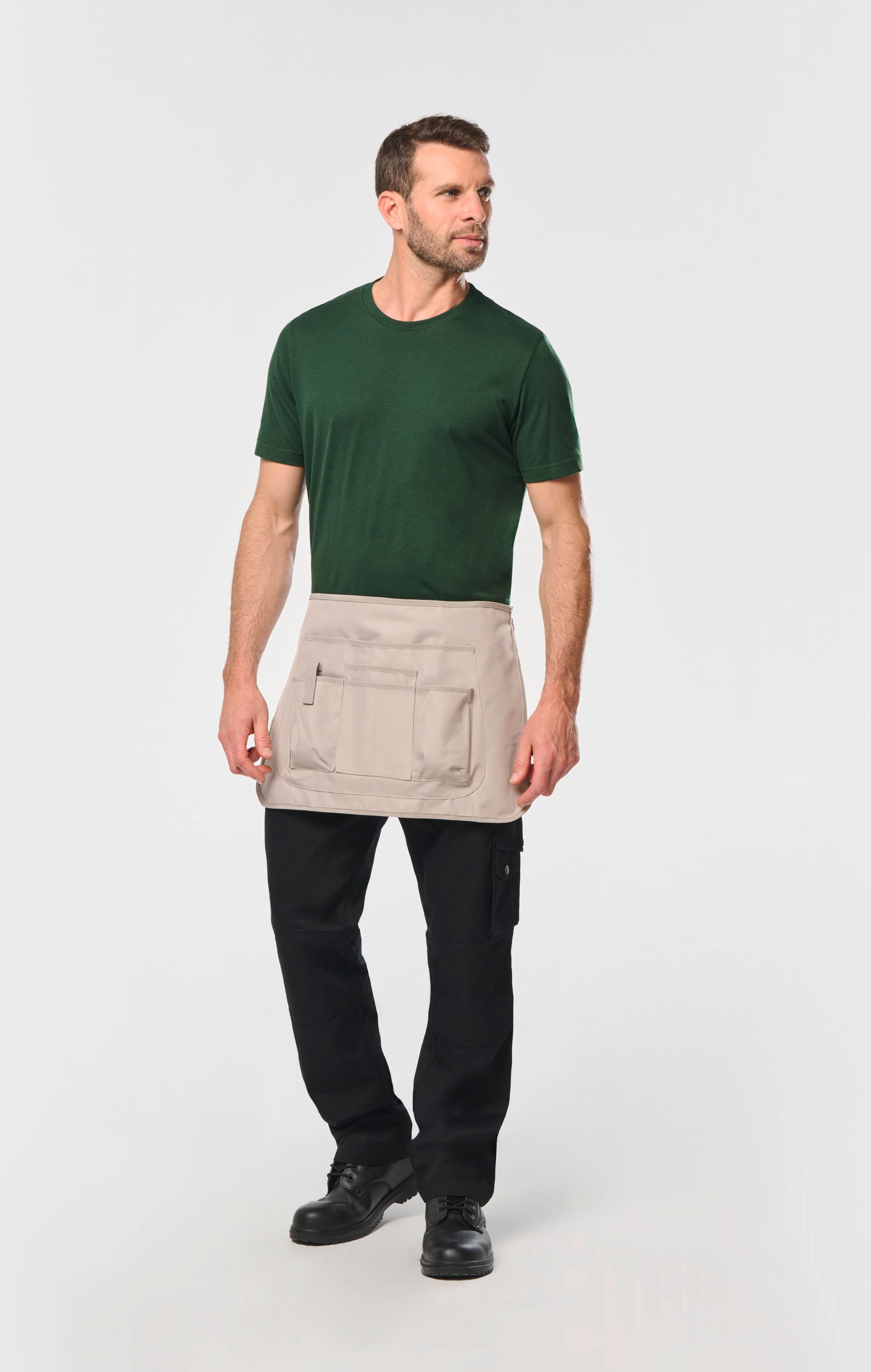 Tablier court de jardinage écoresponsable unisexe – Image 76