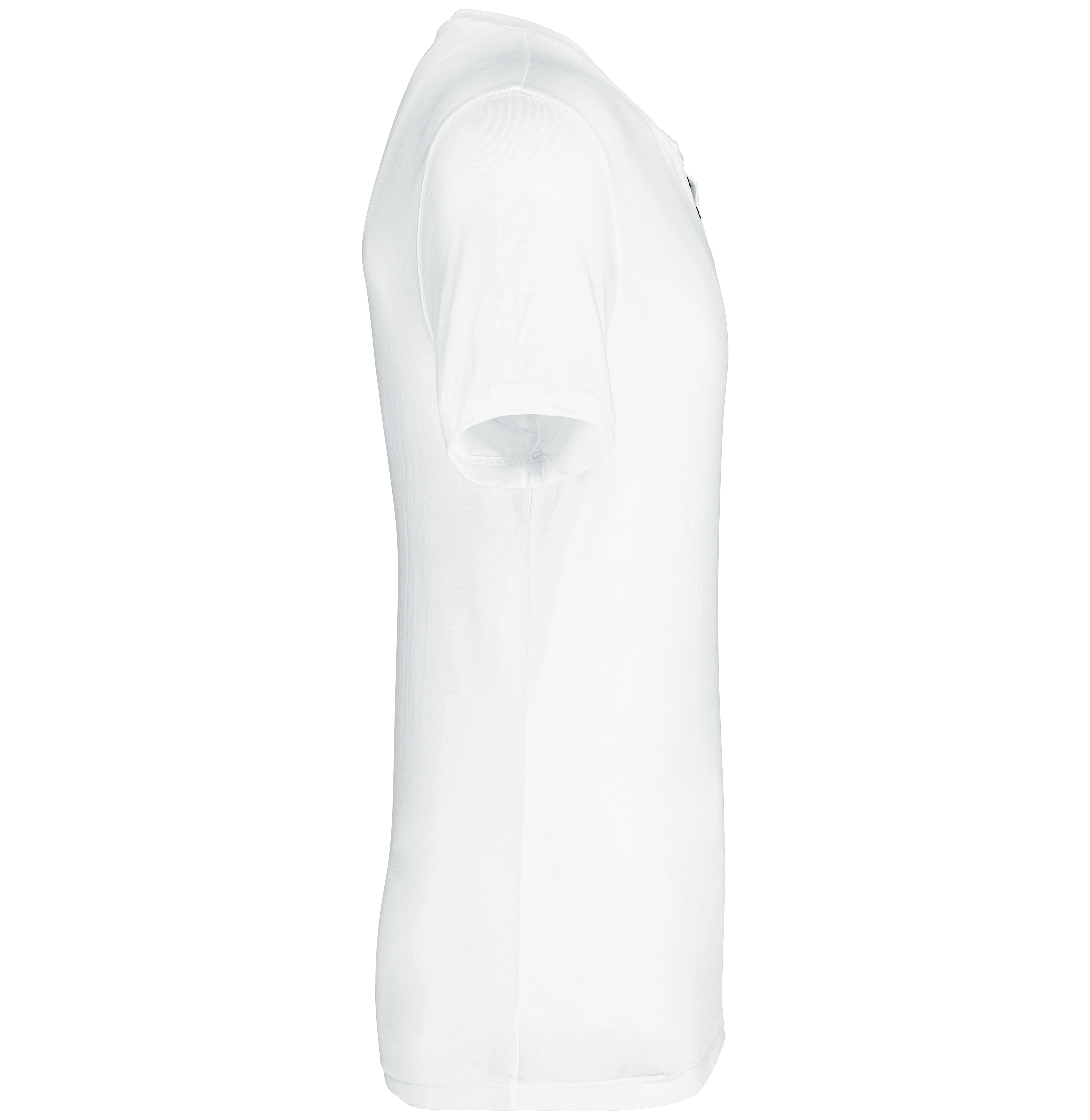 T-shirt écoresponsable henley manches courtes homme - 140 g – Image 4504