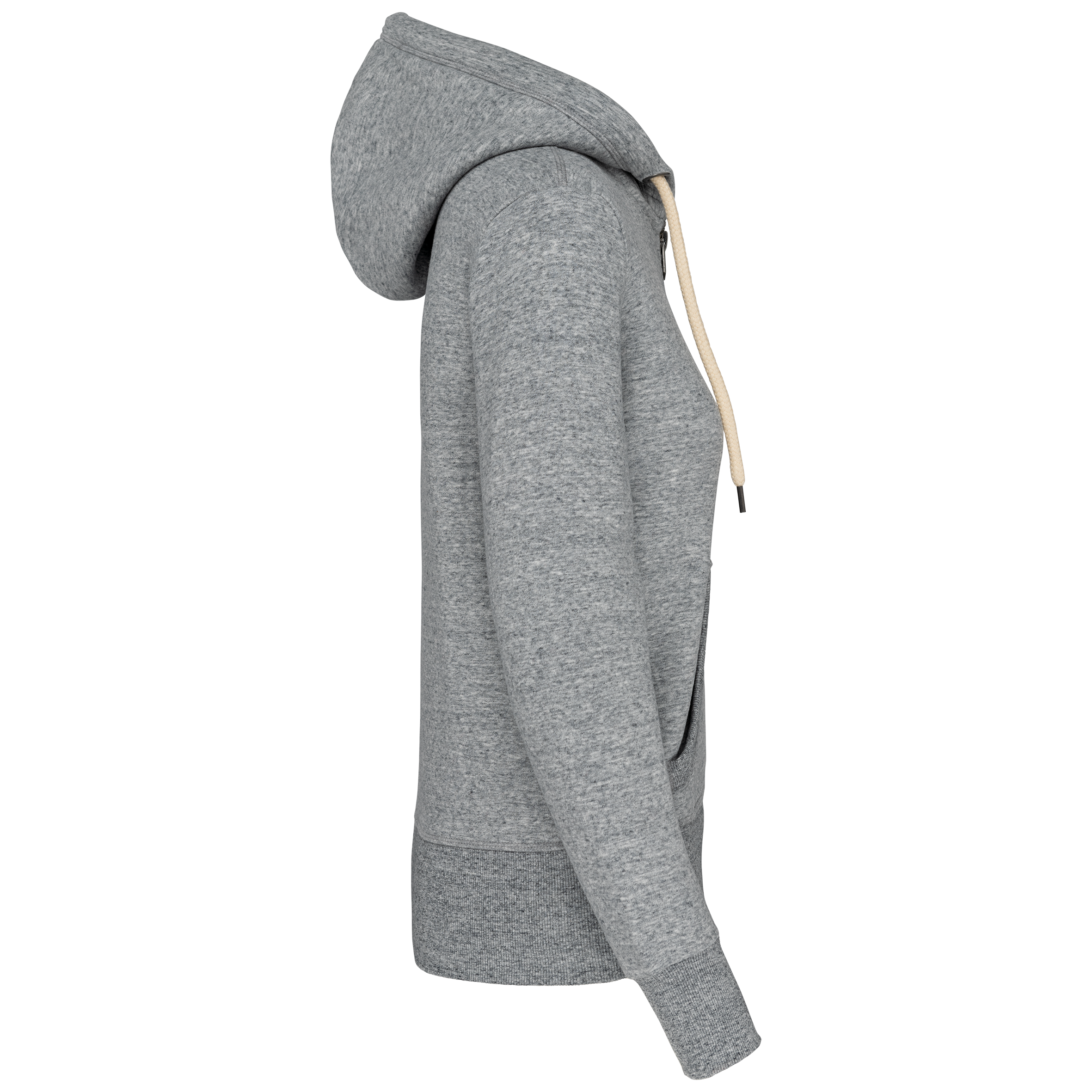 Sweat-shirt vintage zippé à capuche femme – Image 9580