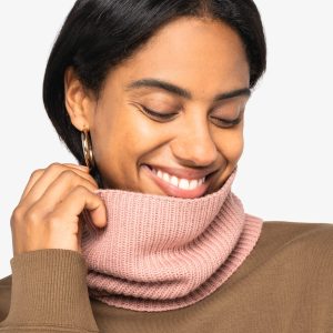 Tour de cou écoresponsable en laine mérinos unisexe