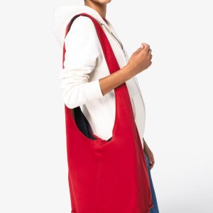 Sac bandoulière en molleton