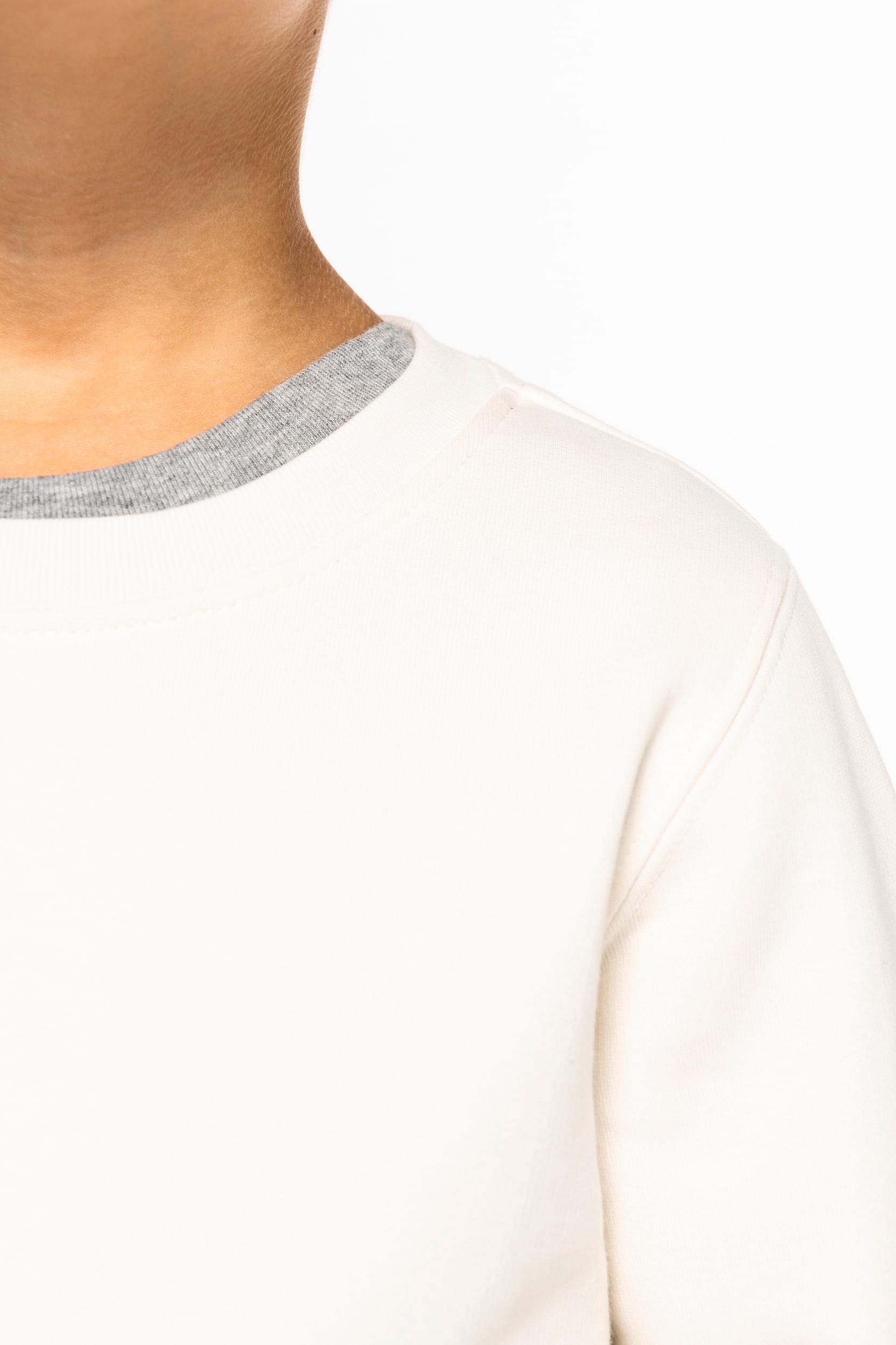 Sweat-shirt écoresponsable à col rond enfant – Image 937