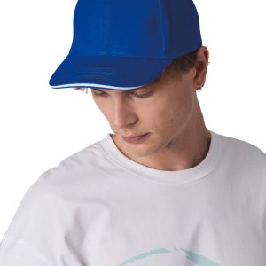 Casquette Baseball avec sandwich - 6 panneaux