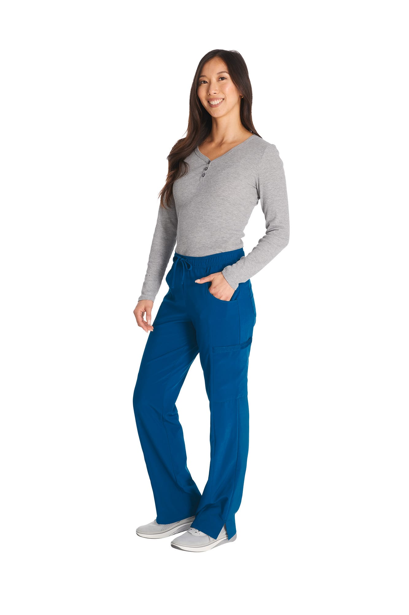 Pantalon à taille moyenne à cordon femme – Image 109