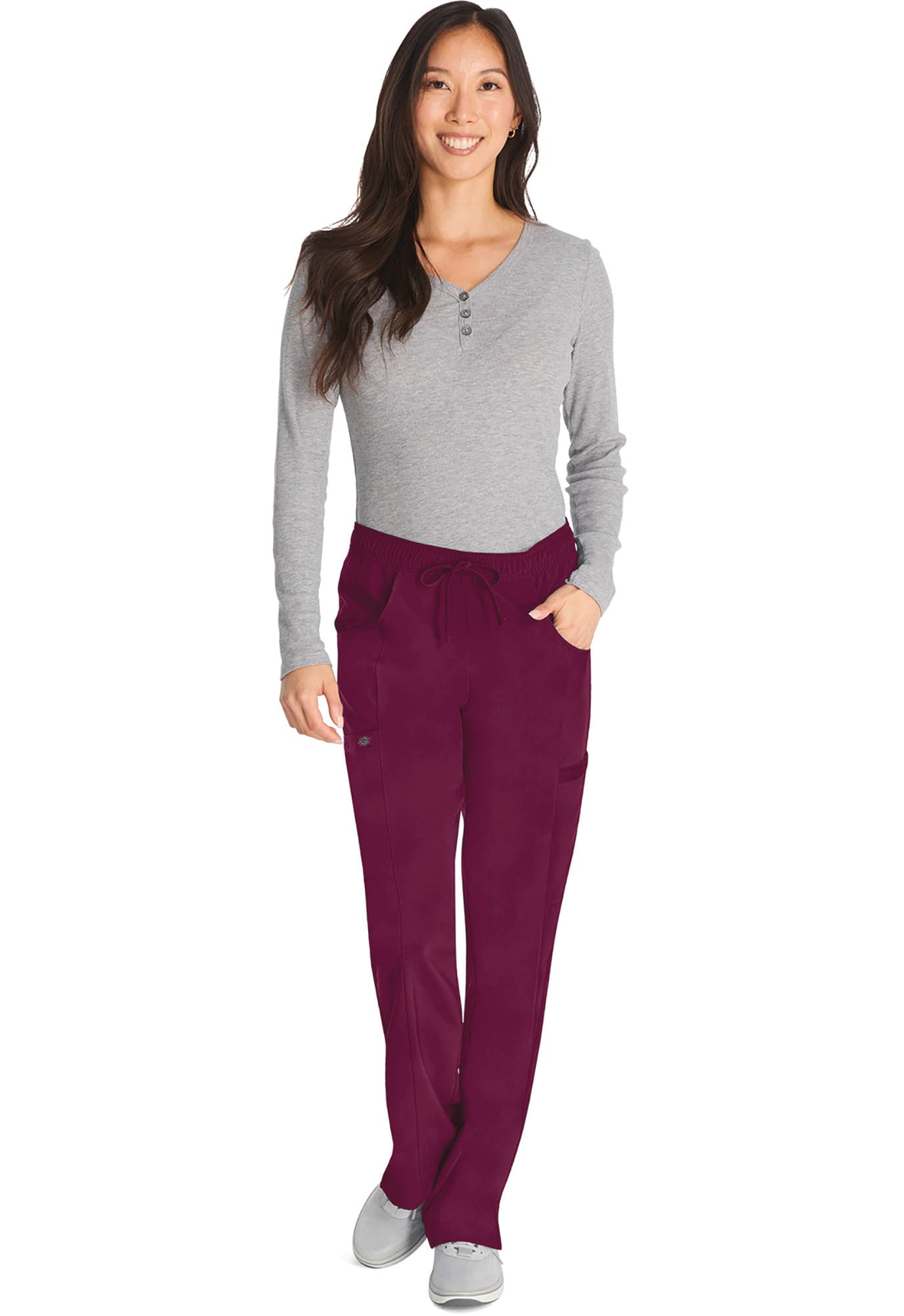 Pantalon à taille moyenne à cordon femme – Image 112