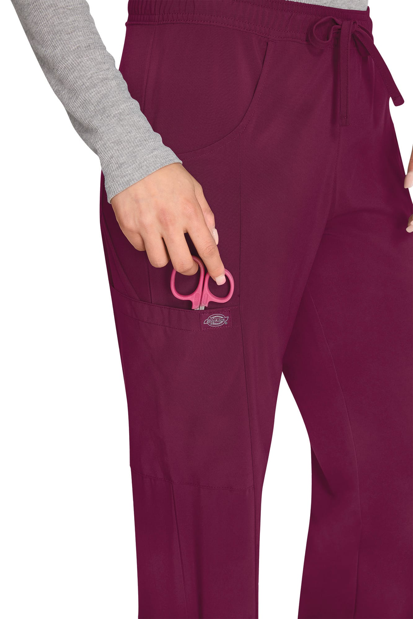 Pantalon à taille moyenne à cordon femme – Image 113