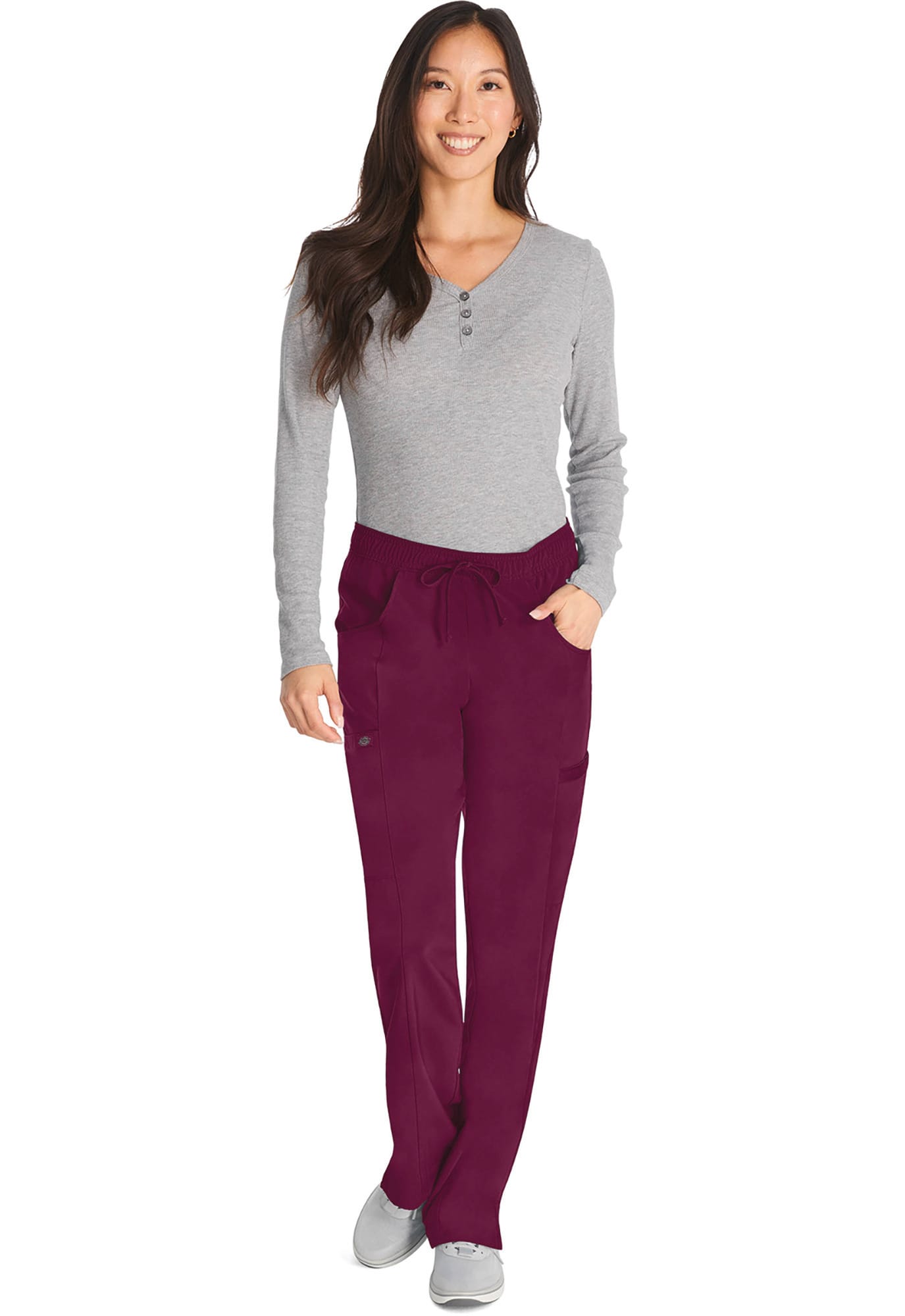 Pantalon à taille moyenne à cordon femme – Image 111