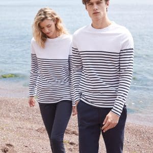 T-shirt breton à manches longues