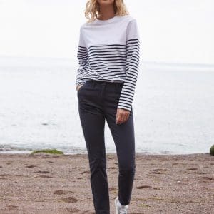 Pantalon Chino Stretch Femme