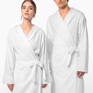 Peignoir de bain à capuche Bio