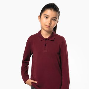 Polo manches longues enfant