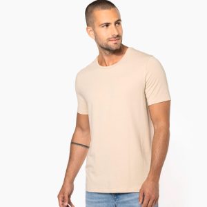 T-shirt col rond manches courtes homme