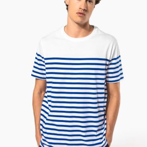 T-shirt marin col rond Bio homme