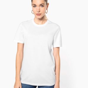 T-shirt col rond manches courtes unisexe