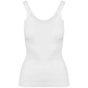 Débardeur écoresponsable sans couture avec dentelle