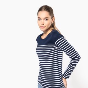 Marinière manches longues femme