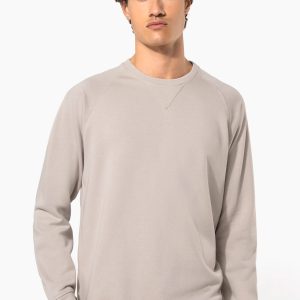 Sweat-shirt Bio col rond manches raglan homme