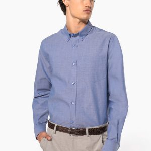 Chemise Oxford manches longues