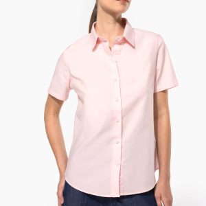 Chemise Oxford manches courtes femme
