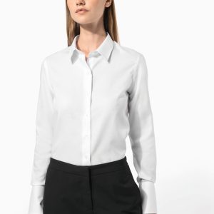 Chemise manches longues sans repassage femme