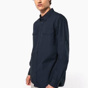 Chemise safari manches longues homme