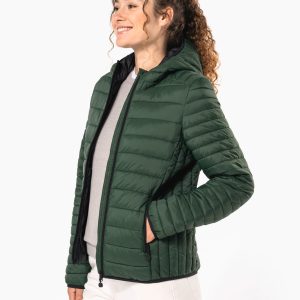 Doudoune légère capuche femme
