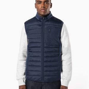 Bodywarmer bi-matière homme