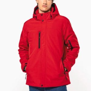 Parka softshell doublée capuche homme