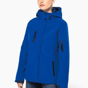 Parka softshell doublée capuche femme