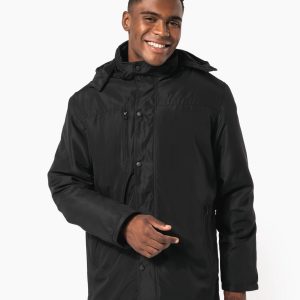 Parka avec capuche amovible homme