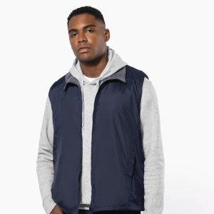 Bodywarmer doublé polaire unisexe