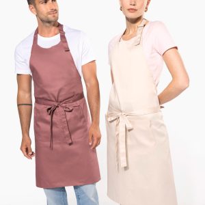 Tablier polycoton avec poche