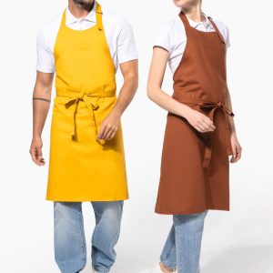 Tablier coton sans poche