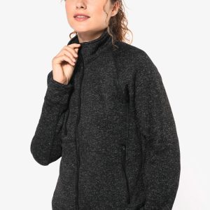 Veste zippée chinée femme