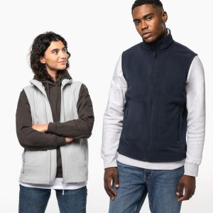 Bodywarmer micropolaire écoresponsable unisexe