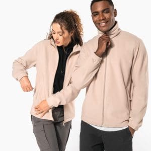 Veste polaire ajustable à poignets élastiqués