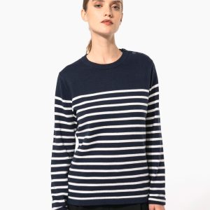Pull marin femme