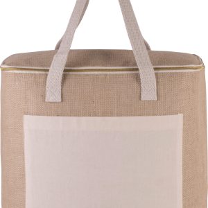 Sac isotherme en jute - grand modèle